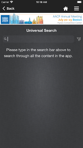Android application AACP Events screenshort