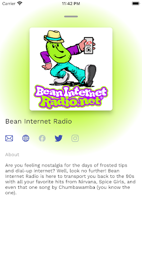 Bean Internet Radio Screen 3