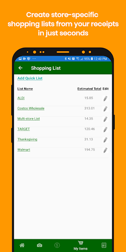 FitFin Shopping Tracker Rece