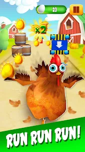 Crazy Chicken Runner Games 3D