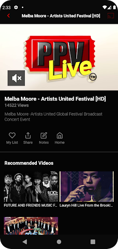 PPV LIVE EVENTS Screen 3