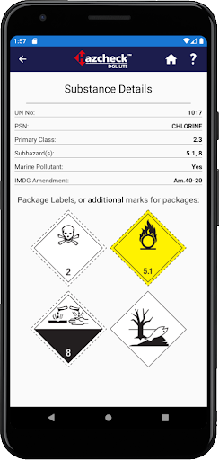 Hazcheck DGL Lite Screen 2