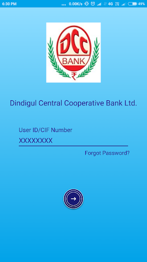 Android application Dindigul CCB Mobile Banking Ap screenshort
