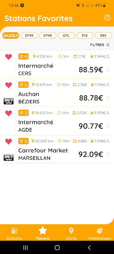 Vite ma Pompe : prix carburant Screen 2