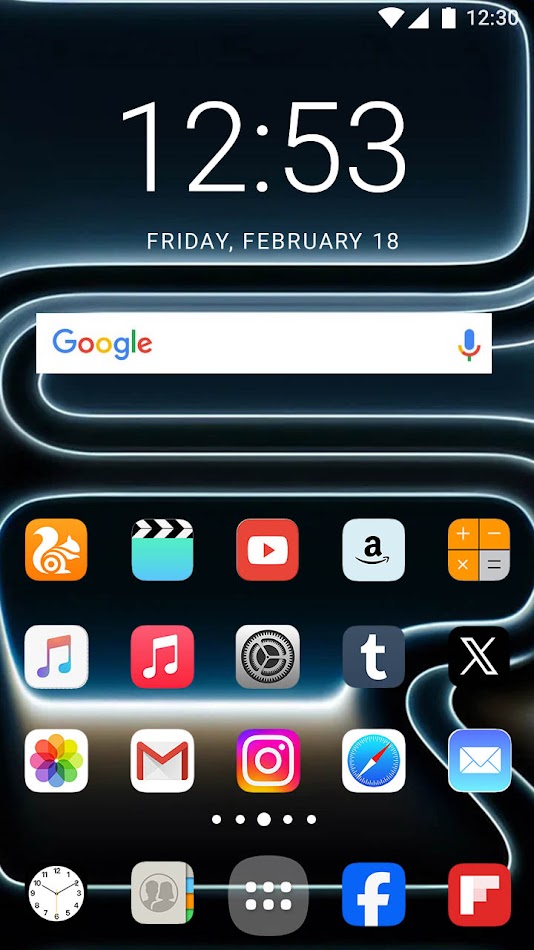 #4. Theme of Phone 17 Pro Max (Android) By: Launcher Pro Themes