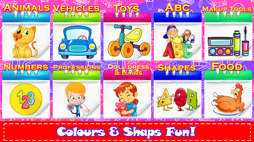 Shapes Painting Learning Games screenshot 14