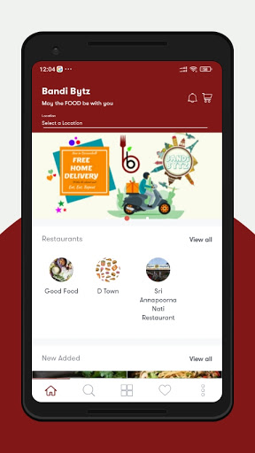 Android application Bandi Bytz screenshort