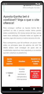 Aposta Ganha - Review