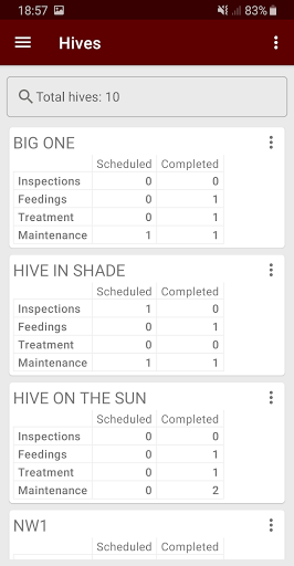 Apiary Manager Screen 2
