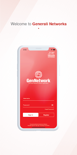 Android application GenNetworks screenshort
