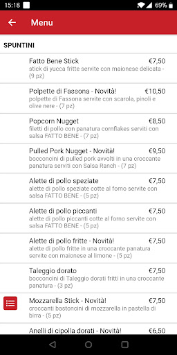 Fatto bene Burger Screen 3