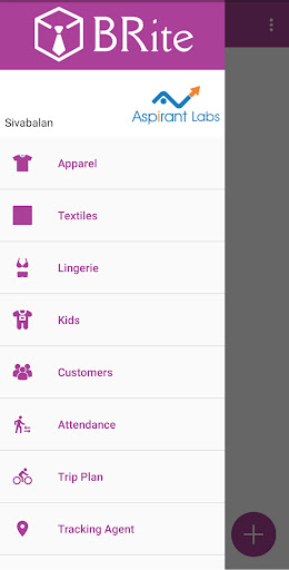Android application BRite screenshort