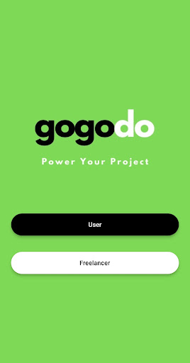 Android application Gogodo: Freelancing app screenshort