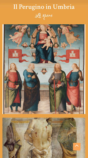 Android application Perugino e Signorelli screenshort
