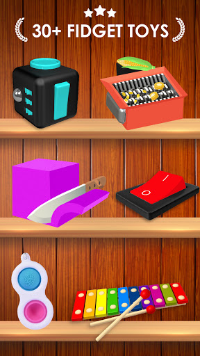Télécharger Fidget Toys 3D - Fidget Cube, AntiStress & Calm APK MOD (Astuce) screenshots 1