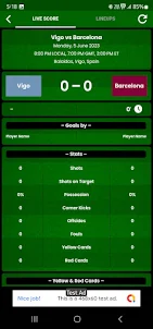 Barcelona Football Live Score