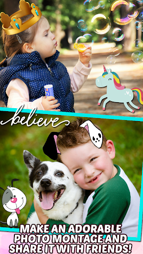 Cute Photo Stickers  Selfie Camera for Girls