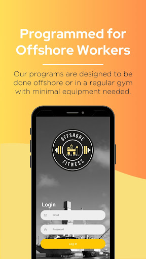 Android application Offshore Fitness screenshort