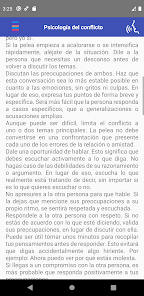 Screenshot 7 Manejar conflicto. Psicología android