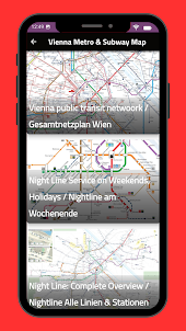 Mapa do Metrô de Viena 2023
