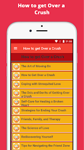 How to get Over a Crush Tips
