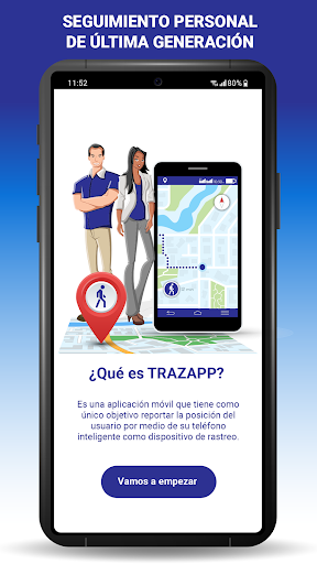 Android application Trazapp screenshort