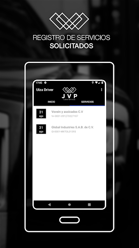 JVP Logística Driver Screen 3