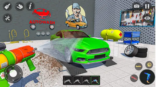 Rửa xe ô tô: Trò chơi ô tô 3D