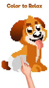 Dogs Pixel Art Sandbox Colory