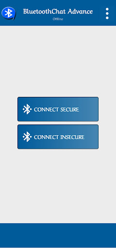 Android application BluetoothChat Advance screenshort