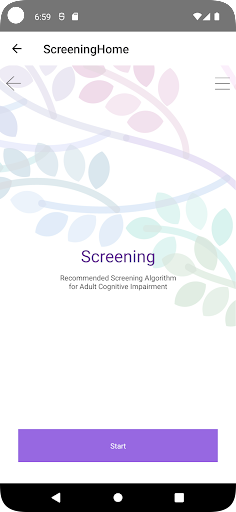 AlzDxRx Screen 2