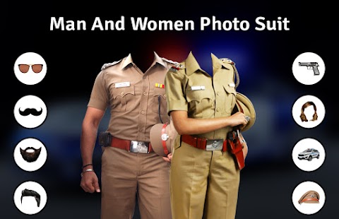 Police Photo Suit for Mens and Womens Photo Editorのおすすめ画像3