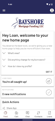 Android application BayshoreApp screenshort