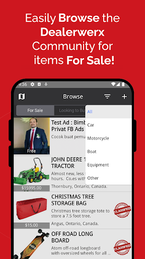 Android application Dealerwerx screenshort