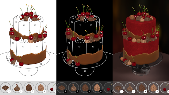 Cake Coloring 3D apktram screenshots 5