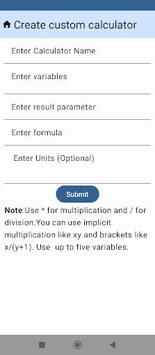 CalcAll(All-In-One Calculator) Screen 2