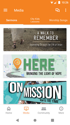 CityUnited.church App Screen 2