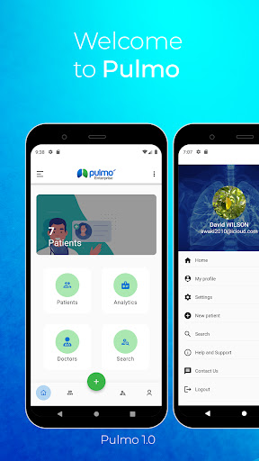 Android application Pulmo Enterprise screenshort