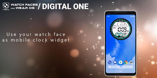 Digital One Watch Face Apk [Paid] Download for Android 4