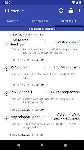 TuS Königsdorf Fußball Screen 2