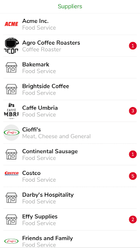 Android application Orderz: Wholesale Ordering screenshort