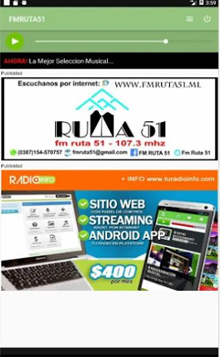 Fm Ruta 51 Salta Screen 2
