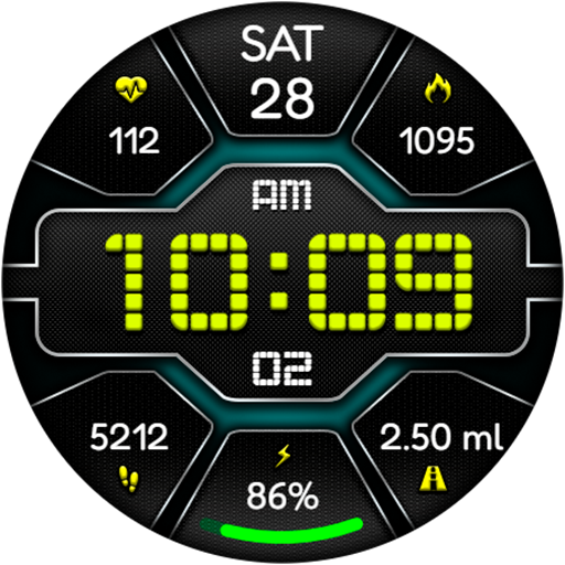 Digital Pulse URX12 Watch face screenshot 18