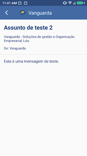 Vanguarda - Notificações Screen 3