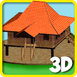 3D Puzzle Rumah Bubungan Lima icon