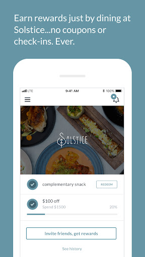 Android application Solstice Rewards screenshort