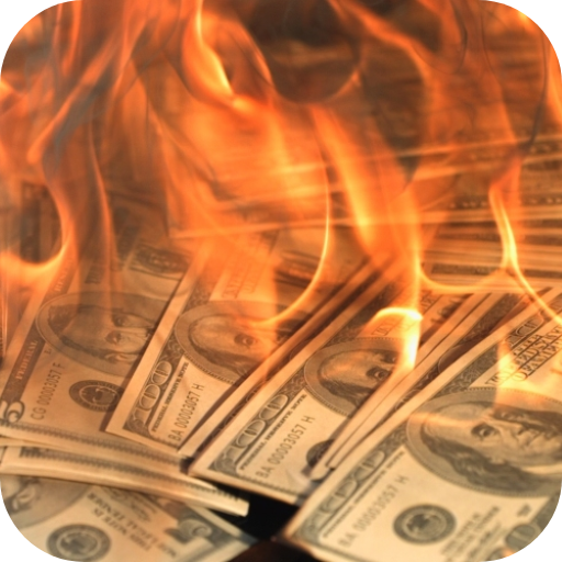 Burning Money Live Wallpaper  Icon