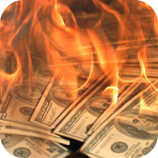 Burning Money Live Wallpaper apk