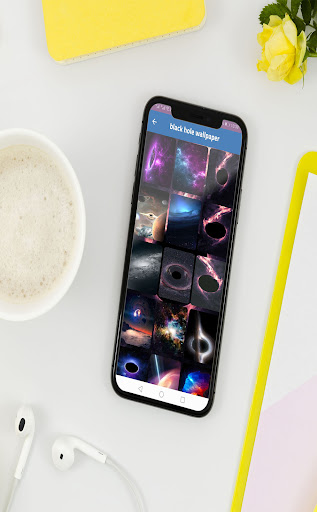 Android application black hole pictures screenshort