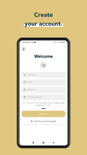 Android application MyEli screenshort